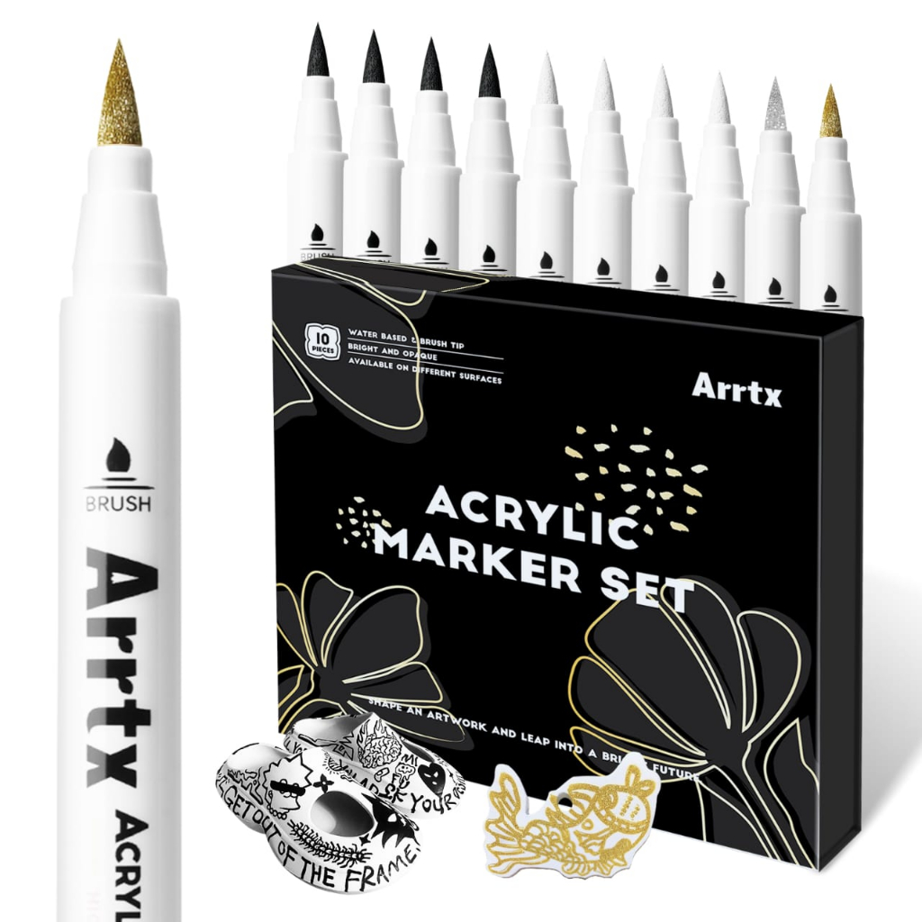 

ARRTX acrylic brush marker 10pcs set