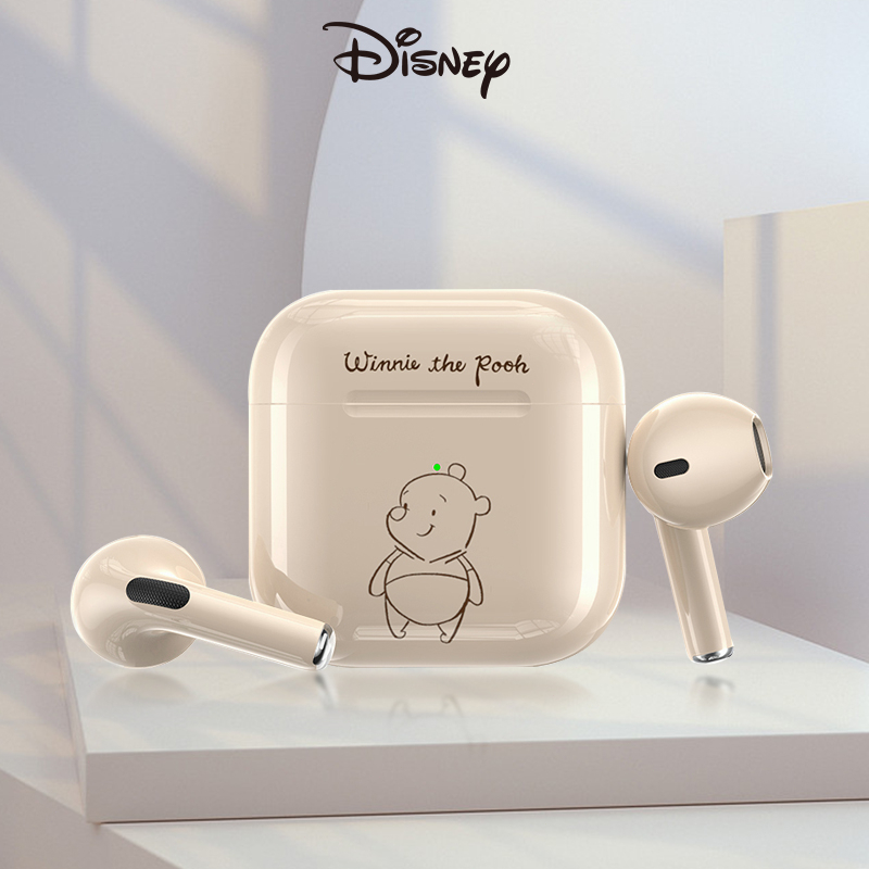 	 Disney Pro4（FX-951B） Nirkabel Bluetooth Earphone Lucu Olahraga Pengurangan Kebisingan Headphone Siaga Panjang untuk iPhone Xiaomi	
