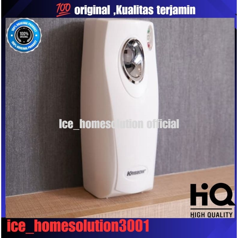 Krisbow Alat Pengharum Ruangan Semprot Otomatis - Putih/pengharum ruangan/alat pengharum ruangan