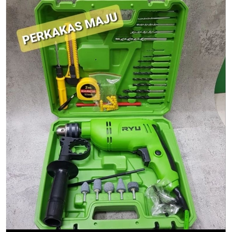 MESIN BOR LISTRIK 13MM BETON SET RYU