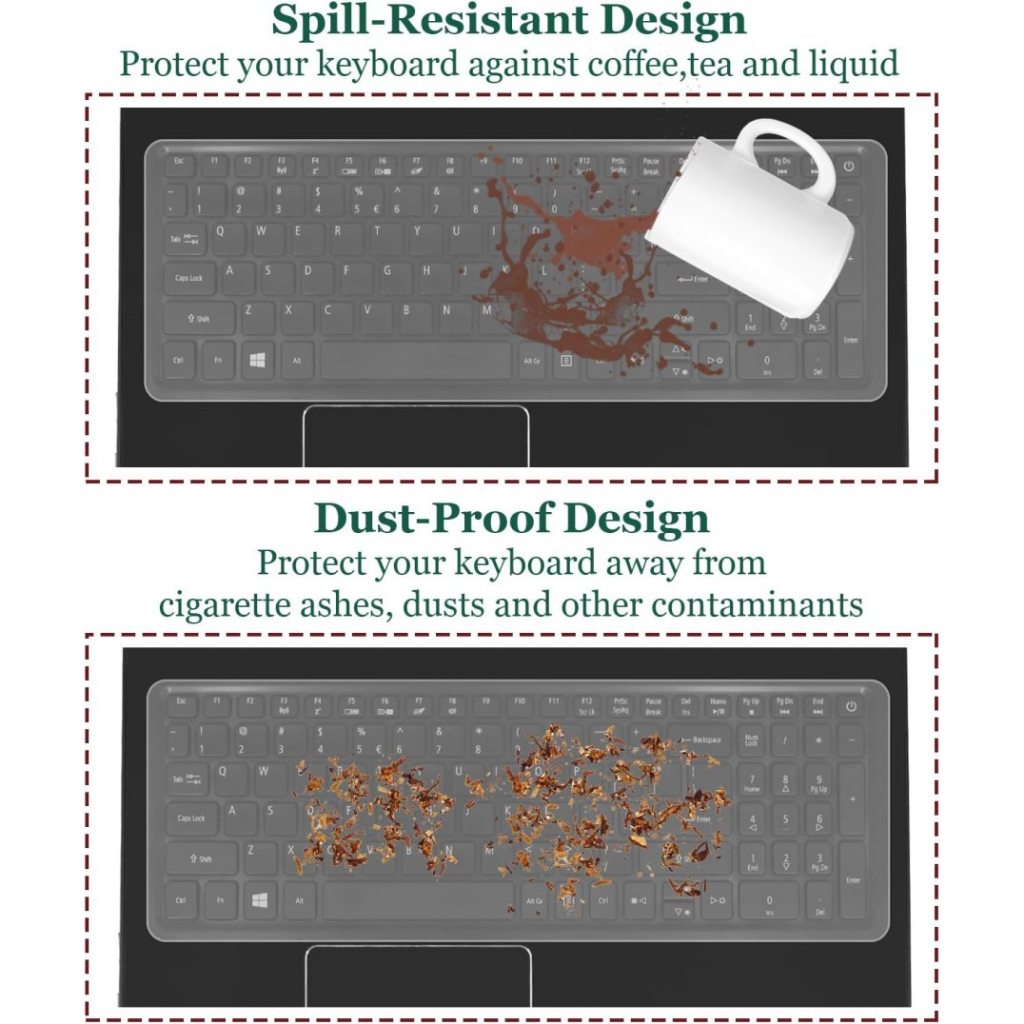 COVER KEYBOARD LAPTOP / PELINDUNG KEYBOARD SILIKON