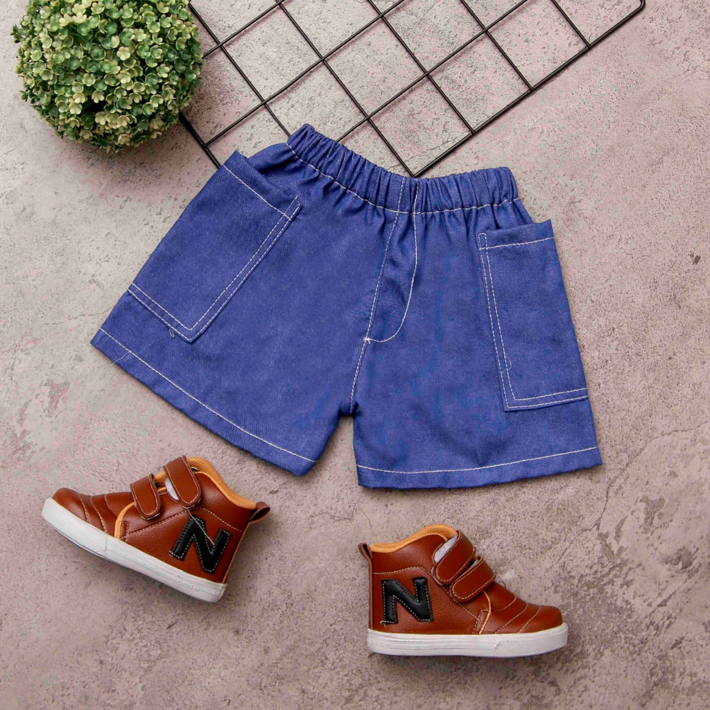 Jikialiang - CELANA PENDEK WEST JEANS ANAK ANAK 1-12 TAHUN