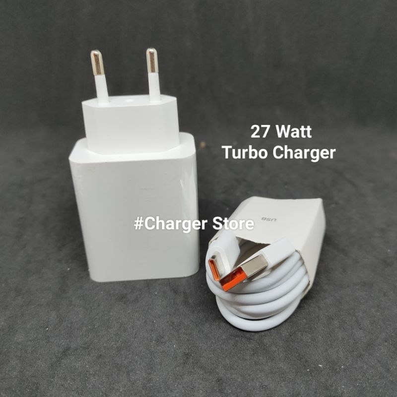 100% Turbo 27W Charger Xiaomi Type C Redmi Mi9 Mi Note 10 K20 X20 Pro K30 Note 9