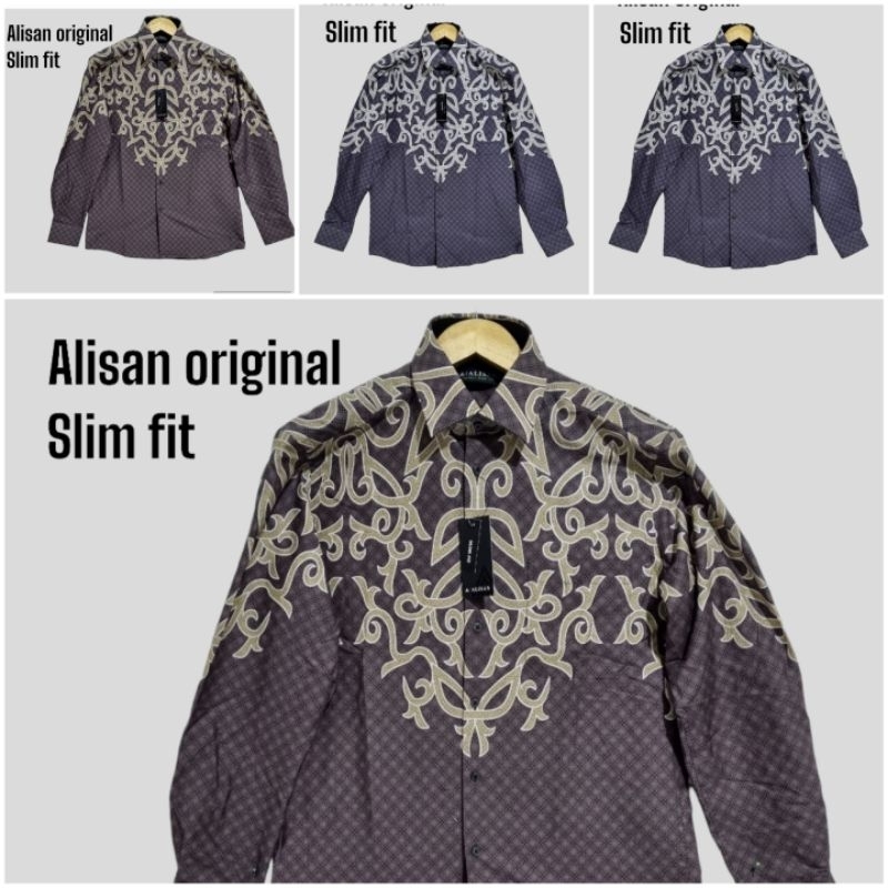 ALISAN BATIK PANJANG| ALISAN ORIGINAL SLIM FIT ABPJG0623