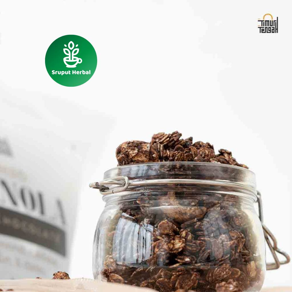 Timur Tengah Granola Dark Chocolate 500 gr Sereal Makanan Sehat Sruput Herbal Makanan Sarapan