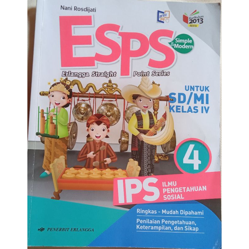

ESPS 4 IPA, IPS, Matematika, PPKn, Bahasa Indonesia, Original