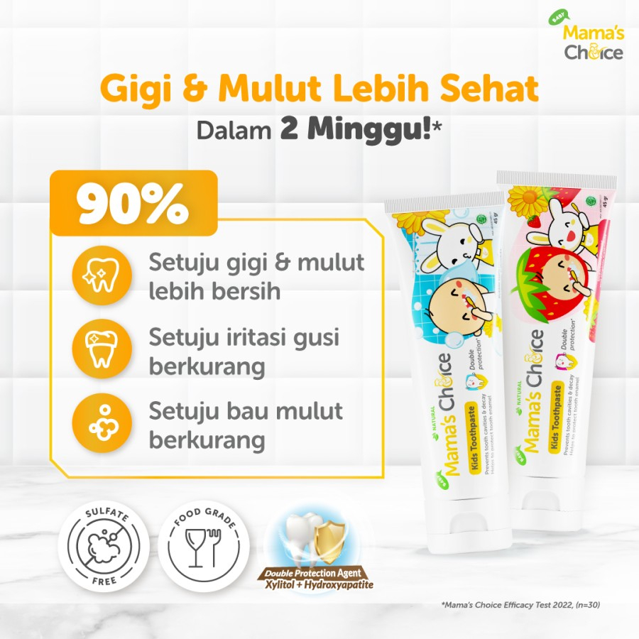 Pasta Gigi Bayi dan Anak - Baby &amp; Kids Toothpaste Mama's Choice