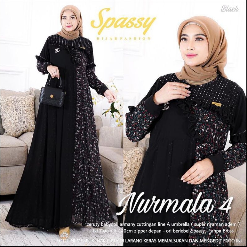 ( RESTOK ) GAMIS CERUTY BABYDOL // RINAYA MAXY 2 // NURMALA MAXY 1#2#4 BUSUI ORI BY SPASSY