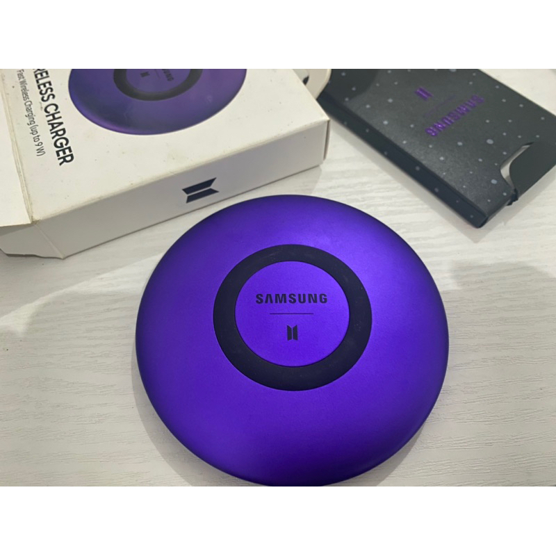 BTS Official Photocard Samsung Galaxy Buds+ Wireless Charger