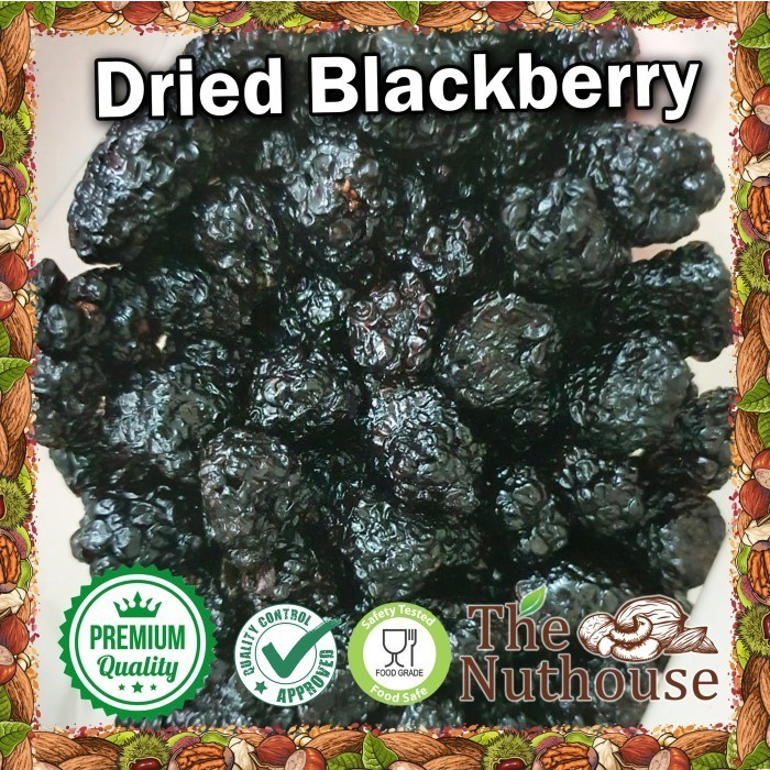 500gr Dried Blackberries / Buah Blackberry Kering [Premium Fruits]