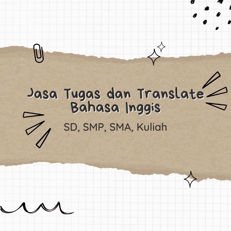 Translate dan Pengerjaan Bahasa Inggris