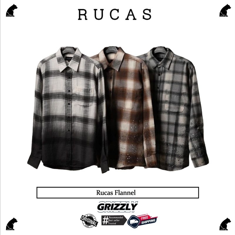 [ORIGINAL] Rucas Flannel Edition Hand Painted Blue Sapphire | Blue Gradation | Juna | Wendy | Uus Li