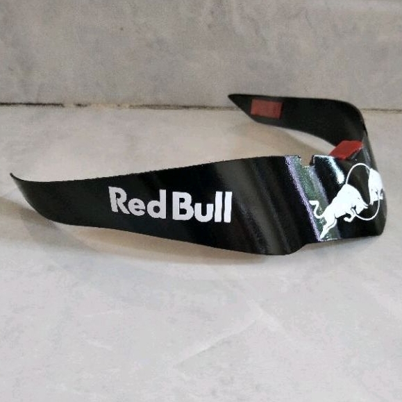 spoiler helm NHK Rx9 motif red bull putih