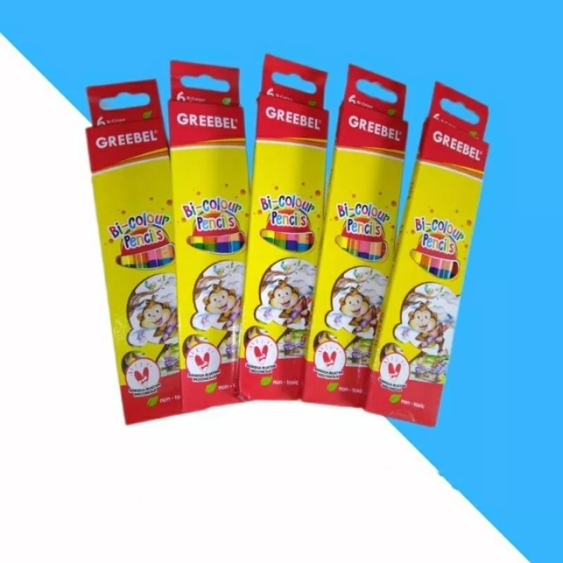 

Greebel Pensil Warna Anak 7206 / Coloring Pencil Bi Classic isi 6 ( 12 Warna)