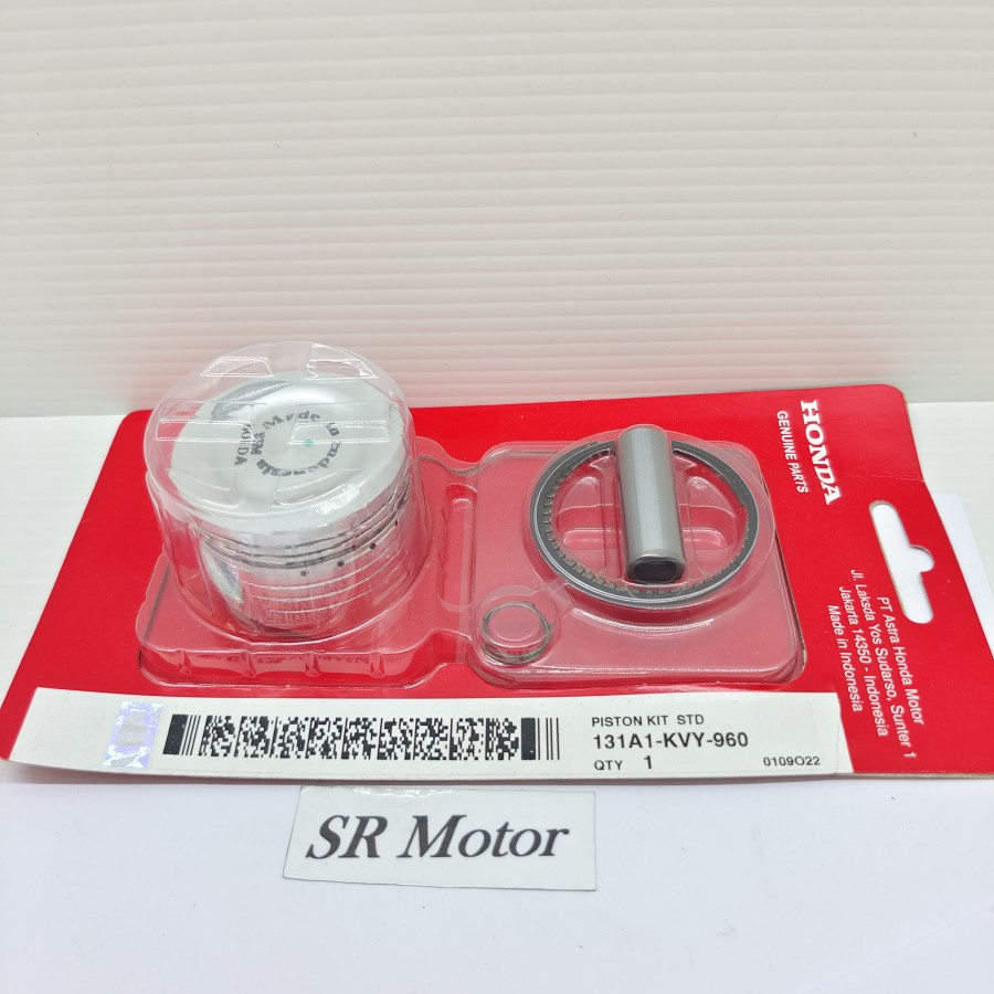 piston ring seher kit set beat scoopy karbu lama KVY original AHM std - standar