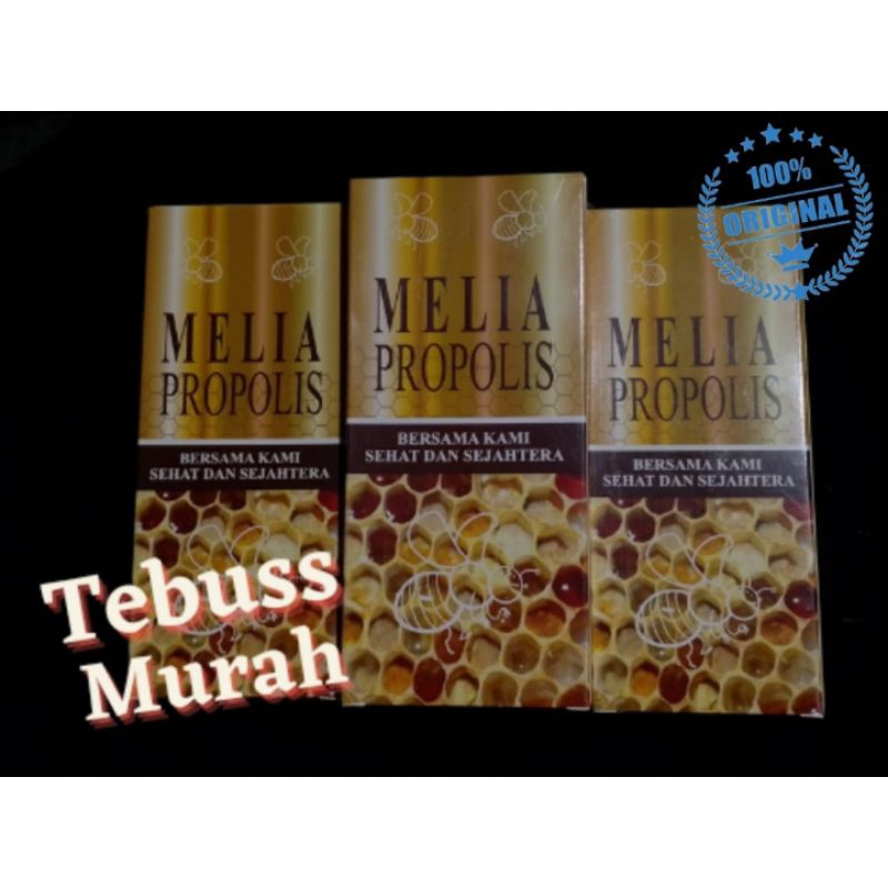 Melia propolis 30ml 100% original pt.melia sehat sejahtera, obat herbal