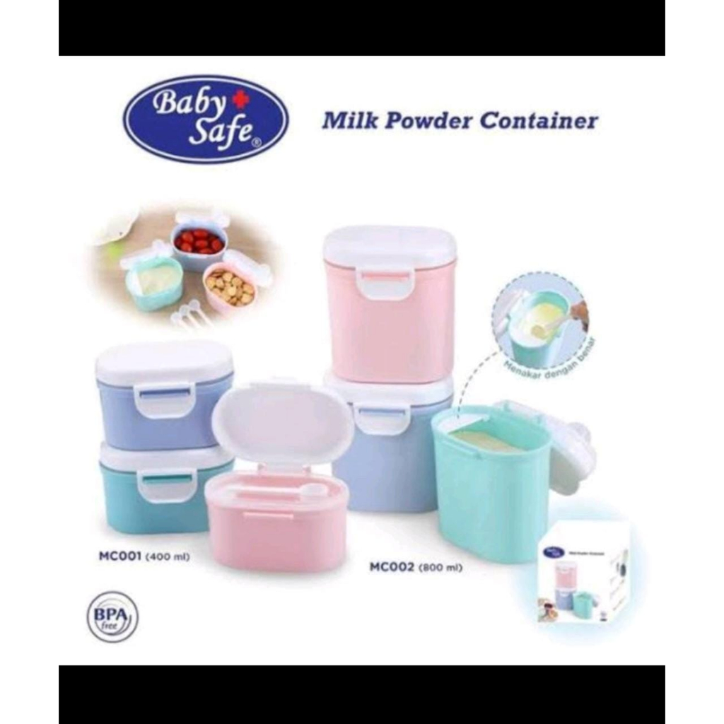 Baby Safe Milk Powder Container / Tempat Susu Bubuk Formula/ Wadah susu MC001 - MC002