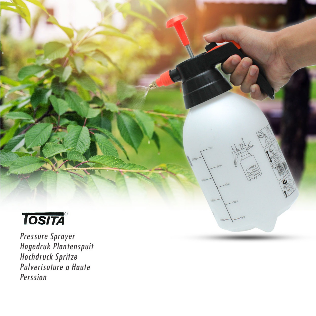 PROMO MURAH Botol Alat Semprotan Spray Gun Portable Disinfect Hand Sprayer 2 L / Alat Semprot Pompa 2 L Semprot Burung, Tanaman, hama