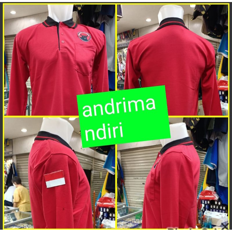 KAOS PARTAI PDIP LENGAN PANJANG KAOS PARTAI LENGAN PANJANG