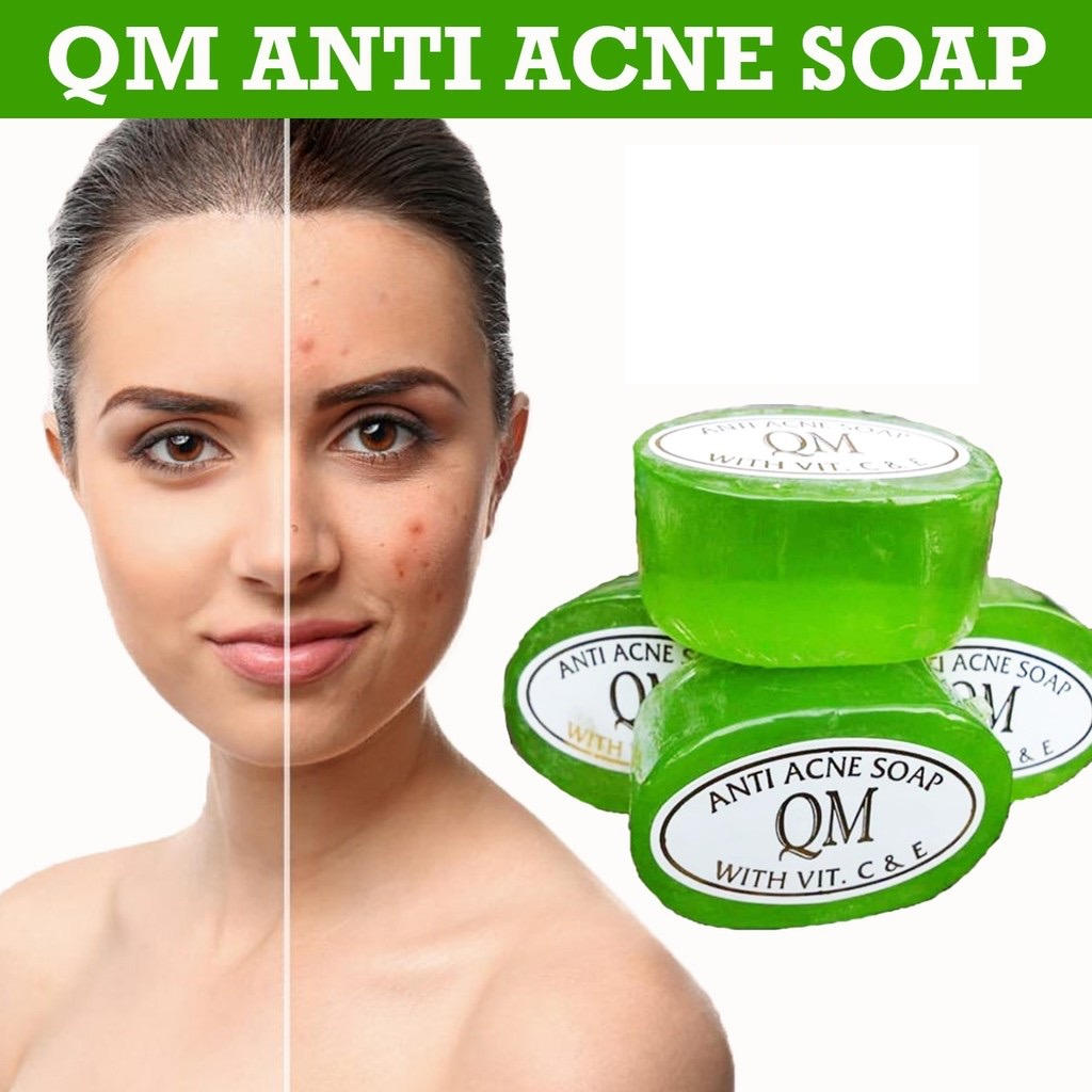 {ORIGINAL}QM FACIAL SOAP FOR ACNE SKIN ORIGINAL BPOM - SABUN QM ANTI ACNE