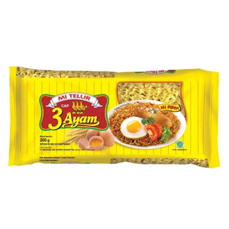 

MIE TELUR CAP 3 AYAM KUNING