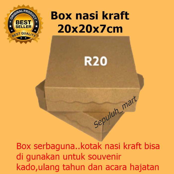 

Box nasi 20x20/box nasi ulang tahun anak/box nasi kraft 20x20/dus nasi kotak/dus nasi kotak kekinian/dus nasi sekat