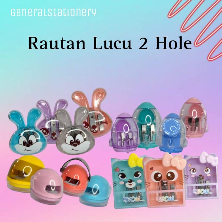 

Rautan Lucu Karakter / Rautan Xiaolingjing 2 Lubang / Sharpener 2 Hole