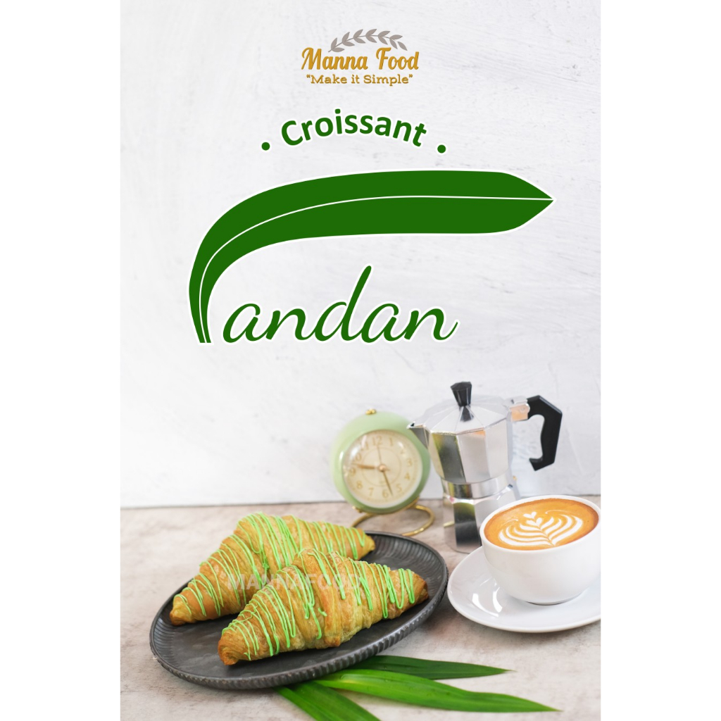 

RTE Manna Food Pandan Croissant Large matang per 6 pcs