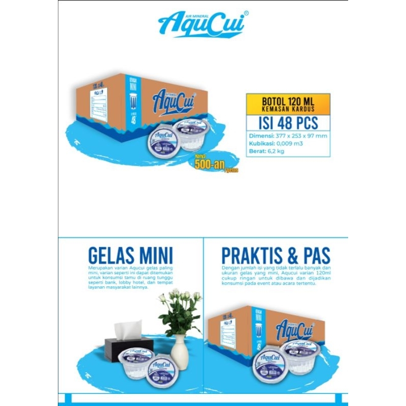 

Aqucui gelas 120ml isi 48/box termurah