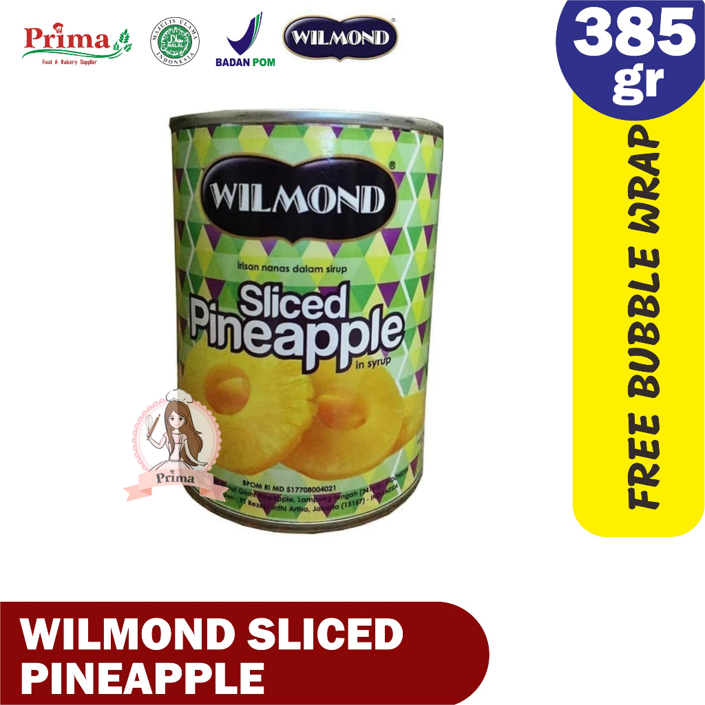 

Buah kaleng - Wilmond - Pineapple slice - 385gr