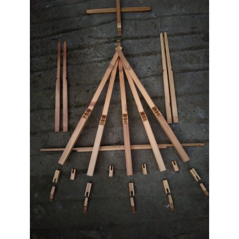 Murah  Knockdown  Kuir 4M fullset polosan