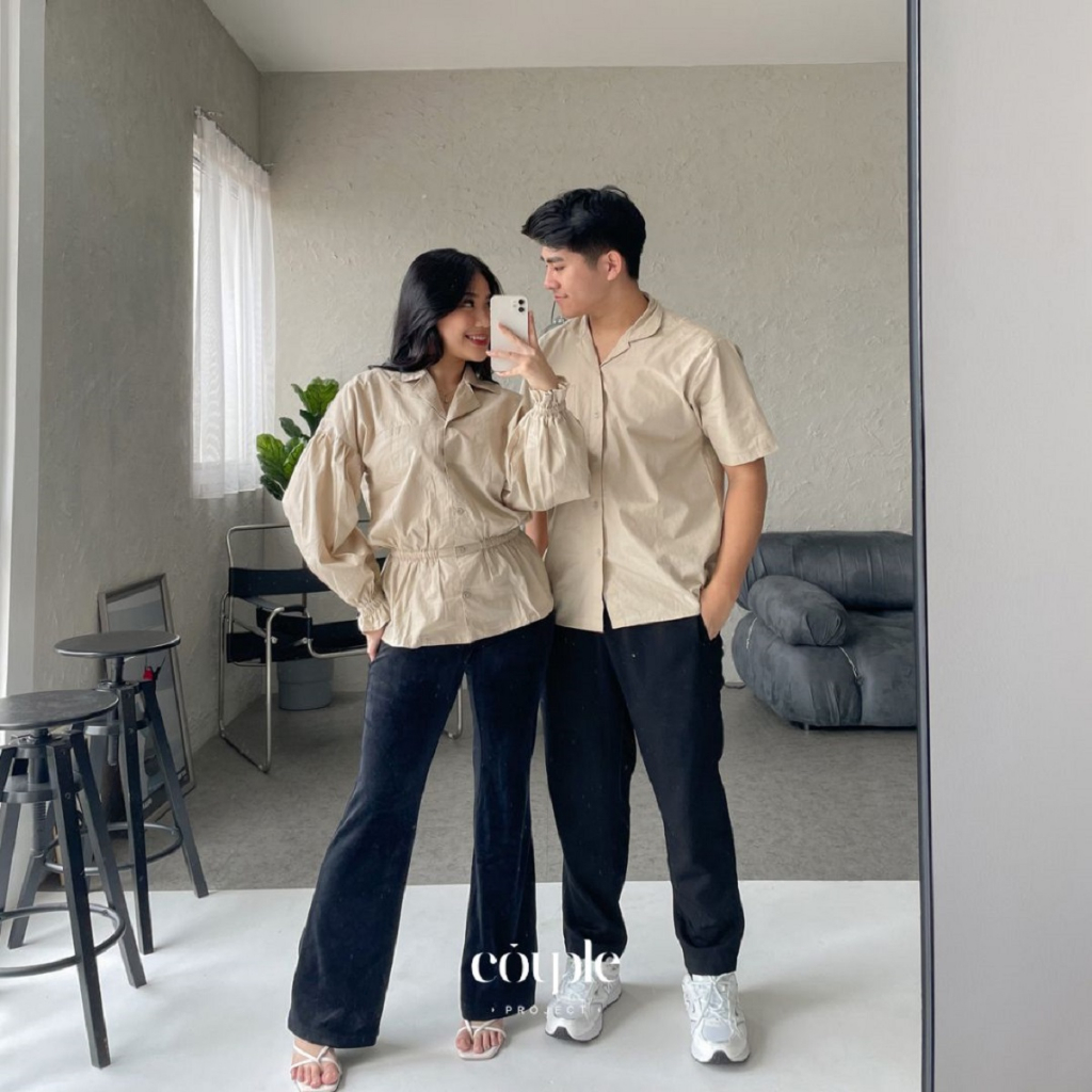 MOZA COUPLE SET BAJU COUPLE PASANGAN/ KEMEJA COUPLE PASANGAN BY COUPLE PROJECT