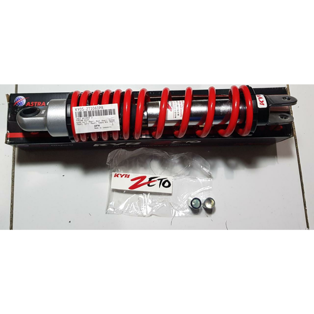 Shock Breaker Absorber Belakang KAYABA KYB ASTRA Zeto (S Series) (KYOS ZT1060PR) Mio Xeon Fino Vario Beat Scoopy Spacy