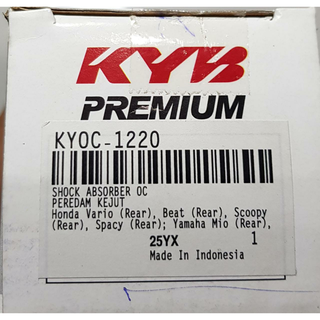 Shock Breaker Absorber Belakang KAYABA KYB ASTRA (KYOC 1220) Untuk Beat Vario Scoopy Mio Spacy