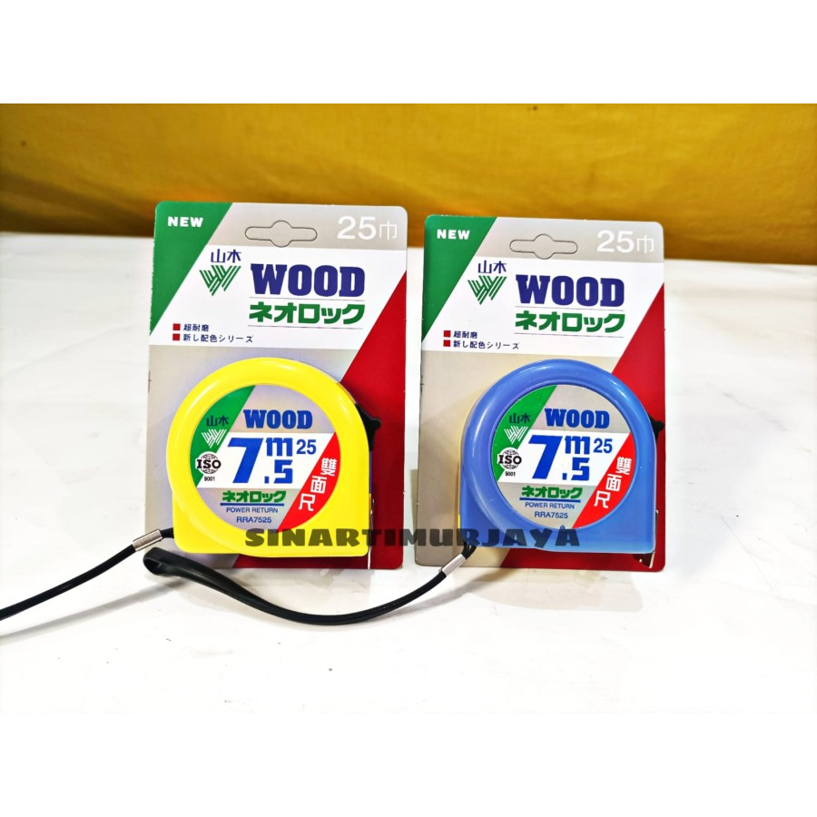 Meteran 7.5 Meter Wood Fengshui Hong Sui TAIWAN ORIGINAL