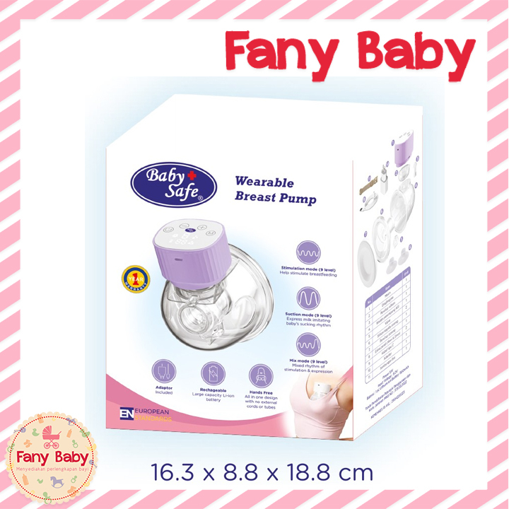 BABY SAFE WEARABLE BREAST PUMP / BPE03