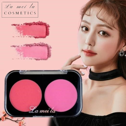 Beauty Jaya - Lameila Blush On Palet 6 Varian Warna Mineral Pigment Blusher Powder 2in1 Tahan Lama