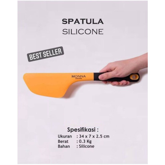 Spatulla Monna Bakeware / Spatula Silikon Monna / Sutil Silikon