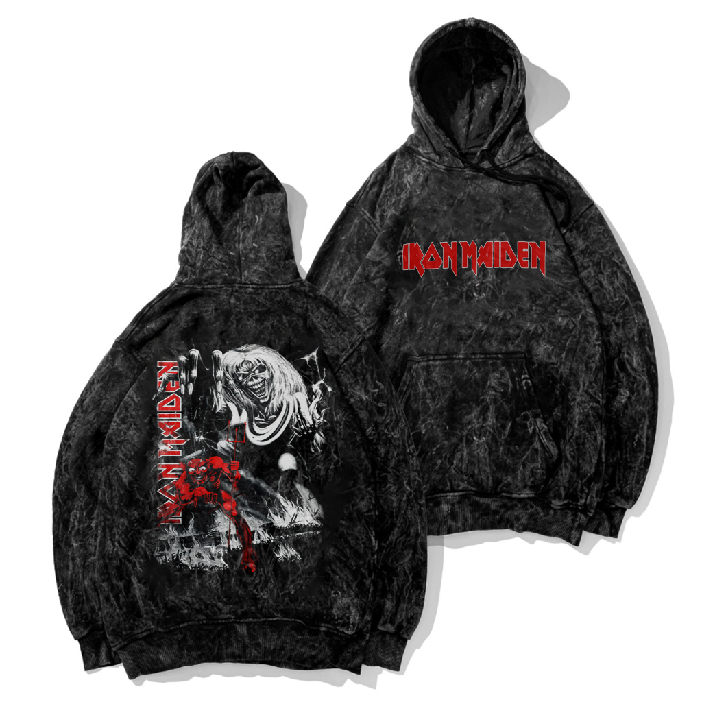 SWEATER HOODIE SANDWASH PRIA SLIPKNOT MOINES METAL PREMIUM QUALITY