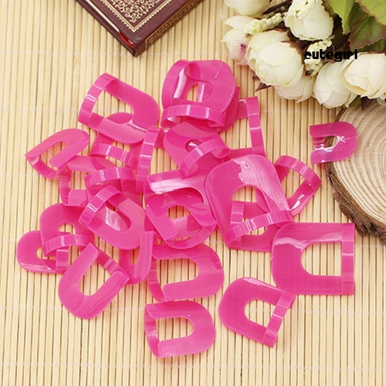 Pembatas klip pelindung pinggiran cover guide kuku jari tangan saat kutekan nail art alat manicure french manicure alat bantu kutekan