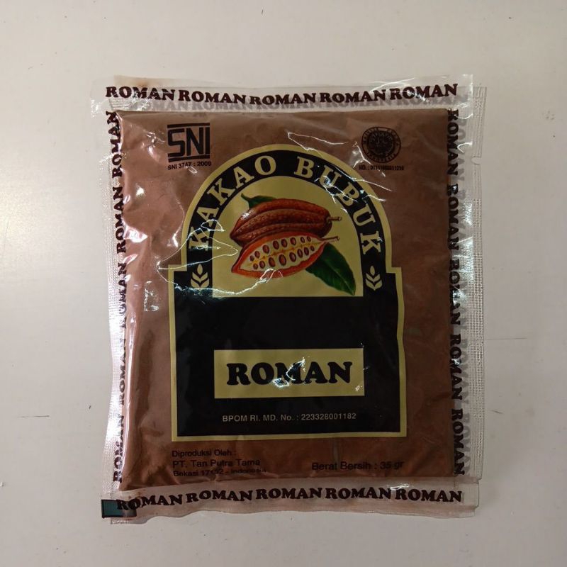 

Cocoa Powder/Coklat Bubuk Roman 35 gr