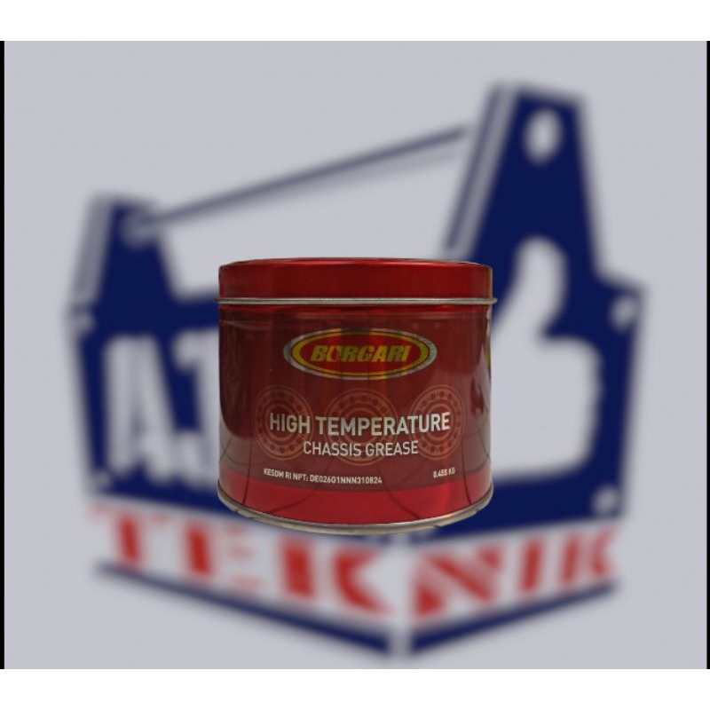 Grease stemped burgari merah 455gr besar kaleng besi