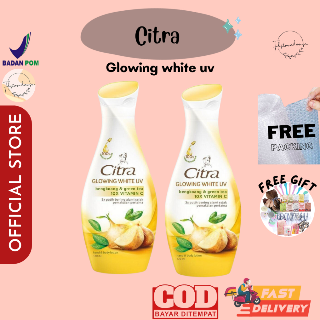 Citra Natural Glowing White UV Hand &amp; Body Lotion 120 ml