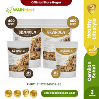 Wainmart Granola Snack Diet Sereal Sarapan Makanan Sehat High Quality Berbagai Varian Rasa Vanilla Coklat