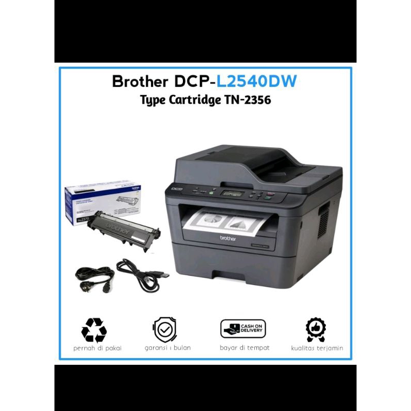 PRINTER BROTHER DCP L2540DW DUPLEX WARLES BEKAS BERKUALITAS