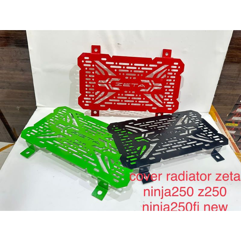 Cover radiator ninja 250 fi 2018 pelindung radiator ninja 250 fi tutup radiator 250 fi 2018