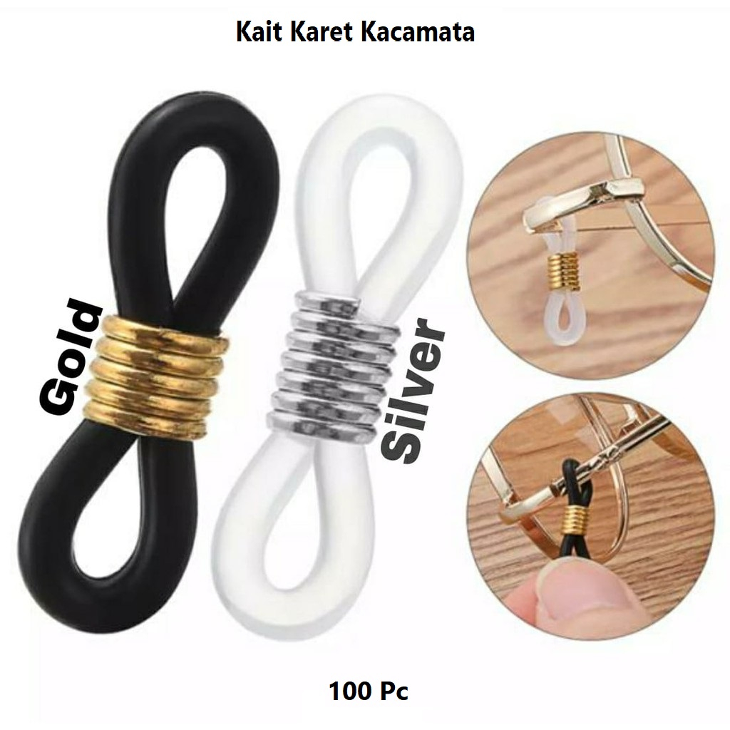 Pengait Kacamata | Strap Kacamata | Kait Karet Kacamata Harga/100pc