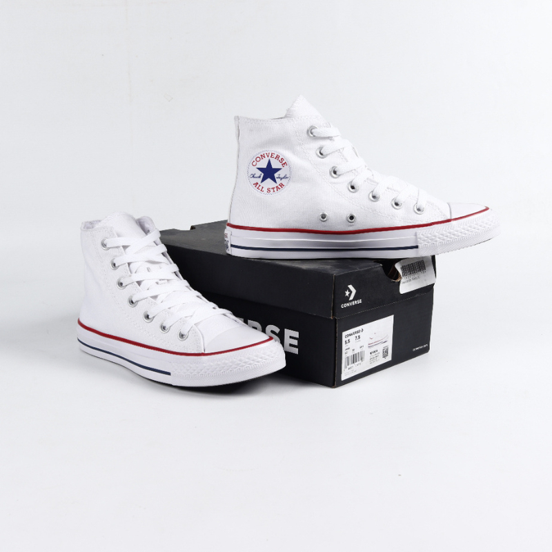 Sepatu Converse All Star Sneakers Sekolah Tinggi Pria Wanita Anak Laki Laki Perempuan SD SMP SMA Kuliah Hitam Putih Grade  Original