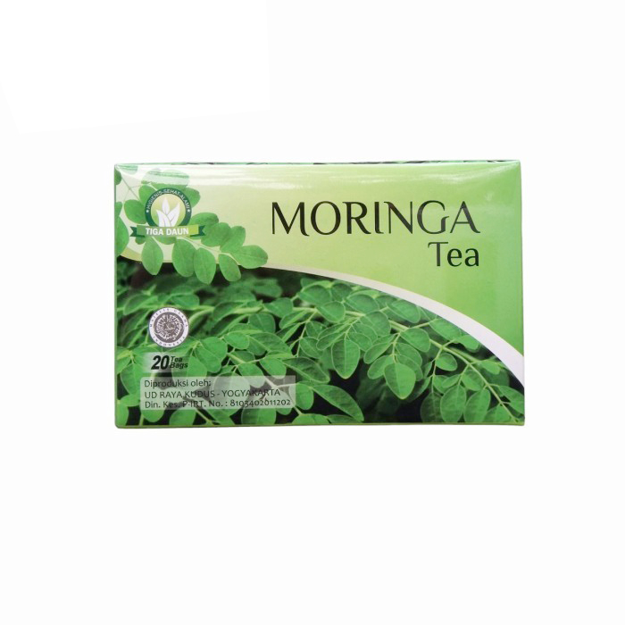 

Tigadaun Teh Hijau Daun Kelor Moringa Tea 20 Tea Bags