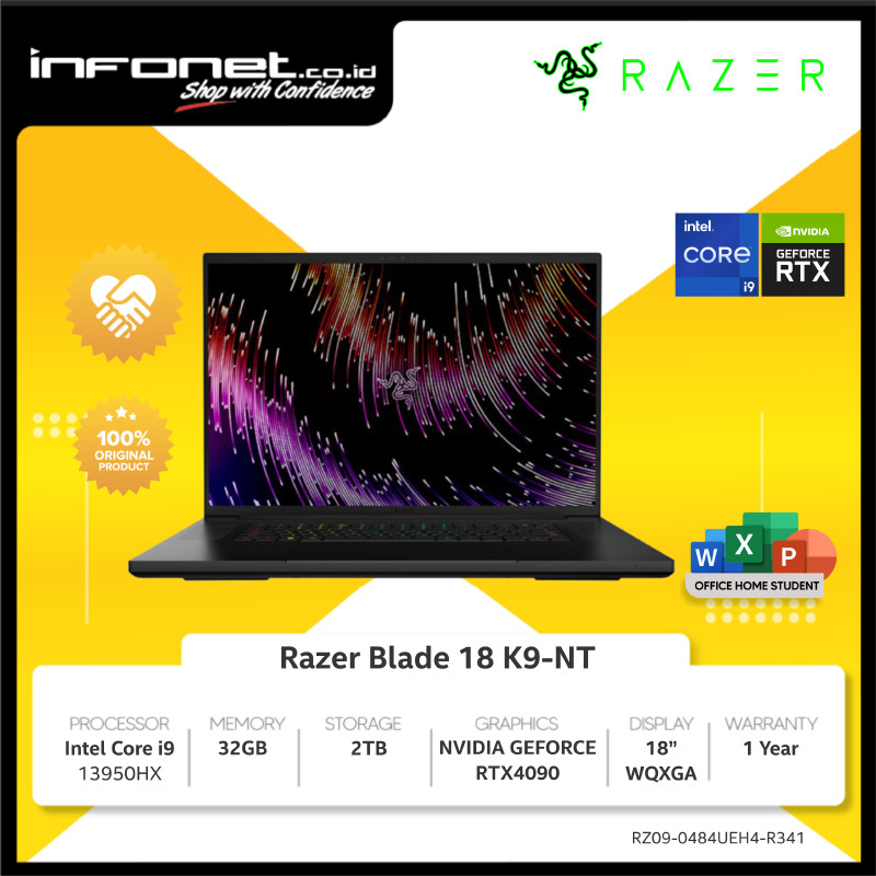 Razer Blade 18 K9-NT i9-13950HX 32GB 2TB RTX 4090 W11